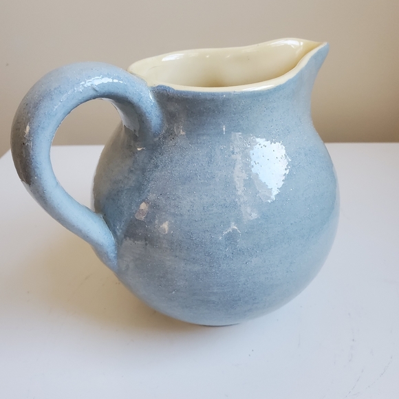 Vietri Other - *SOLD* Vintage VIETRI Italian Powder Blue Pitcher